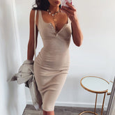 Robe moulante en tricot Dina